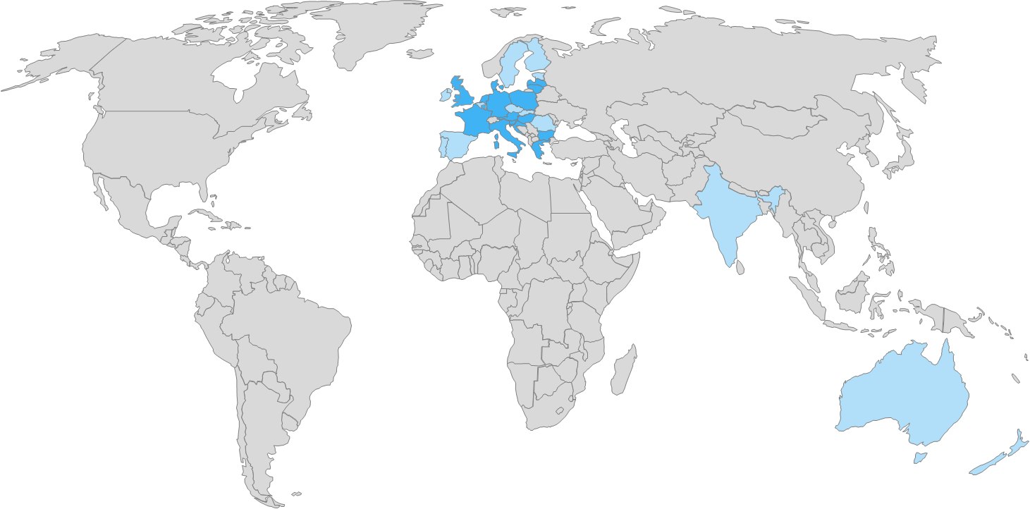 World-Map-International-Collaborations – RIEGenomeEditingPolicyMap